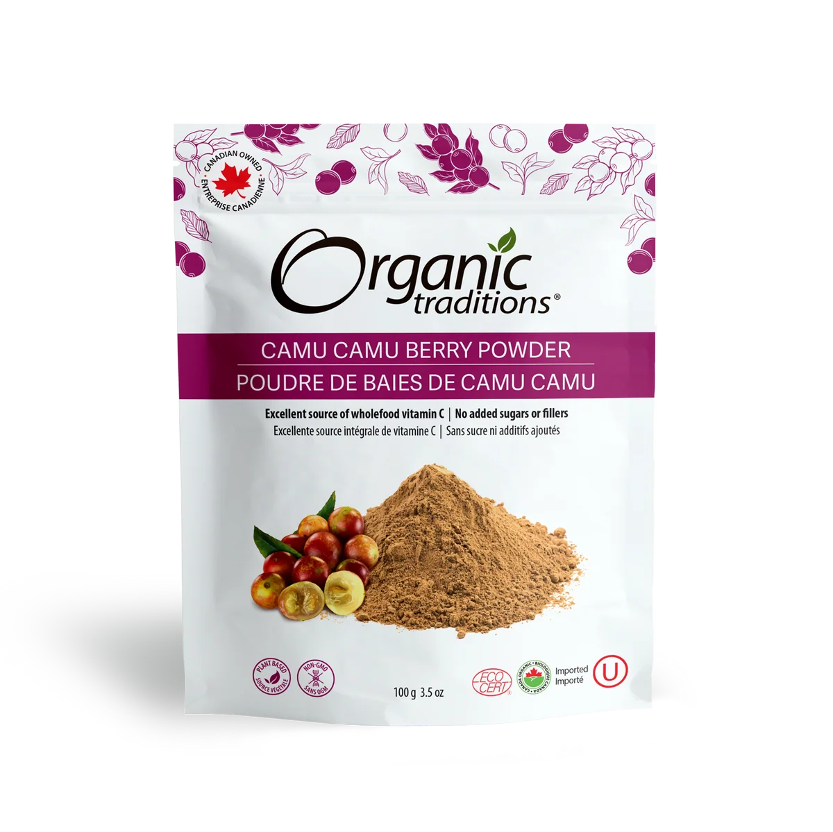 Camu Camu Berry Powder by Organic Traditions® – Organic Wholefood Vitamin C Superfruit | 100 g