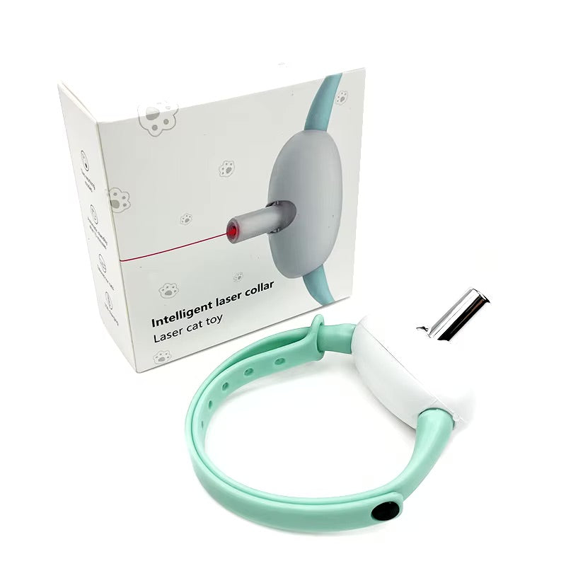Smart Laser Cat Collar – Interactive Toy for Active Play