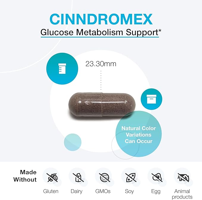 CinnDromeX™ by XYMOGEN® – Glucose Metabolism & Insulin Support | 120 Capsules