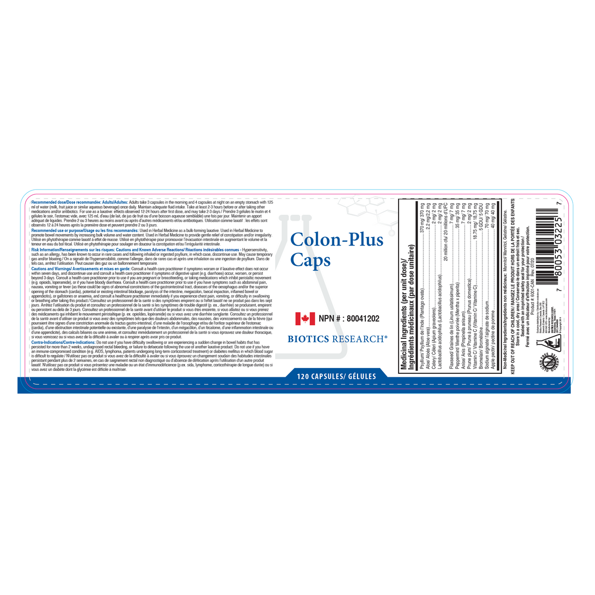 Colon Plus Caps by Biotics Research | Gentle Bowel & Digestive Support ...