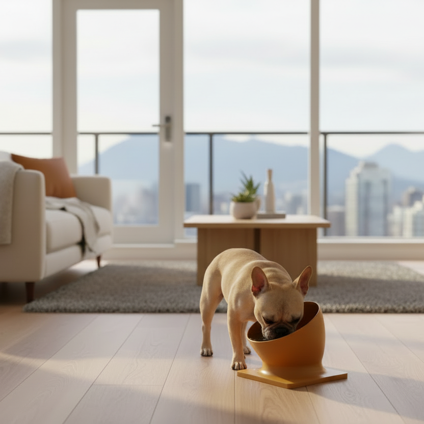 Designer Pet Bowl for Dogs & Cats | Modern Food & Water Bowl