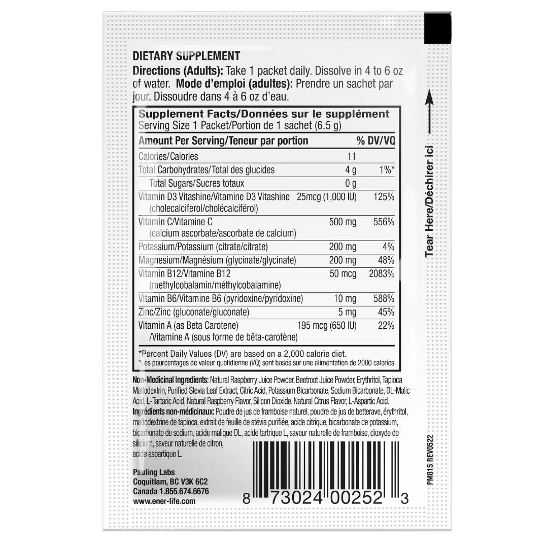 Ener-D | Ener-Life™ | 24 Sachet Carton