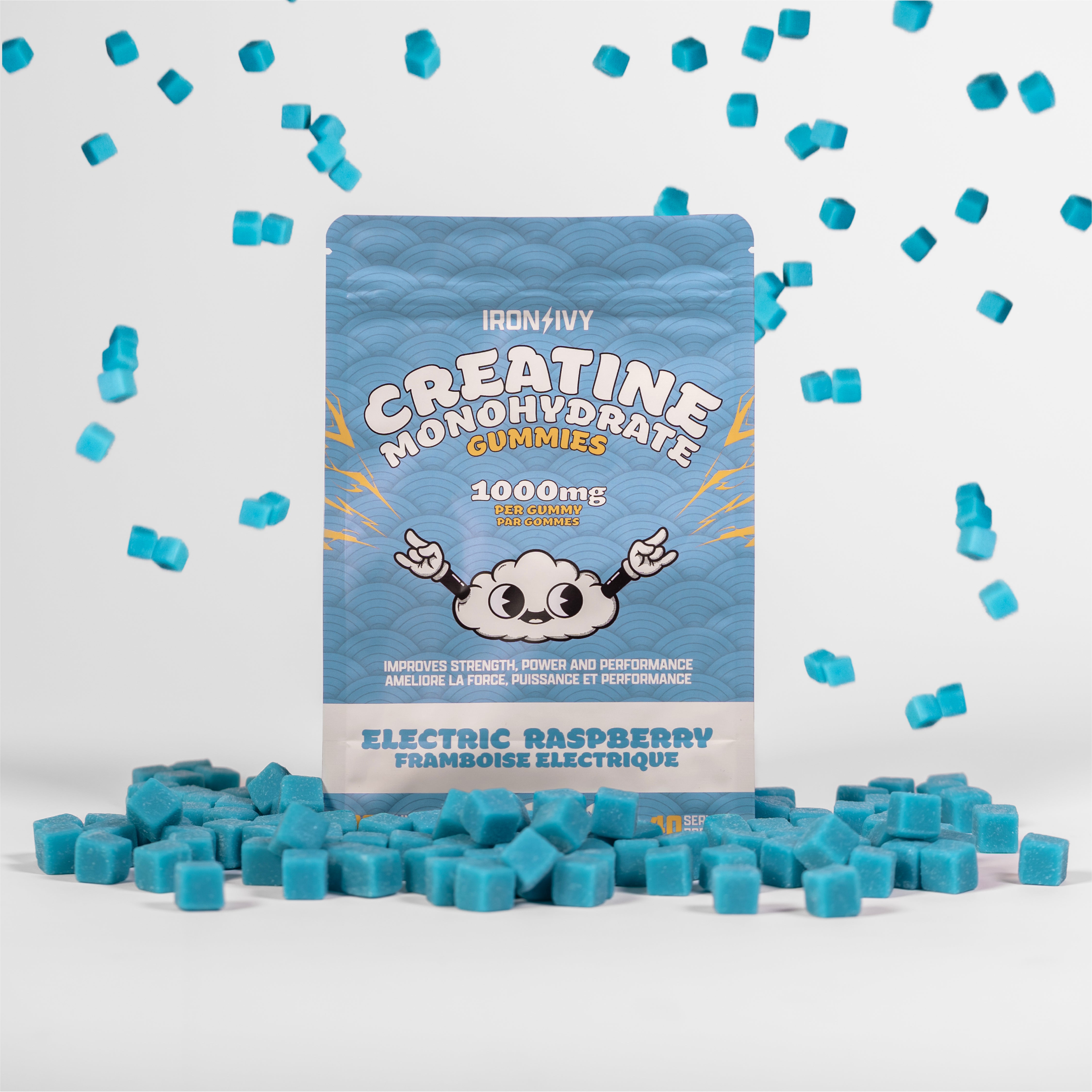 Creatine Monohydrate Gummies | Iron & Ivy | 120 Gummies