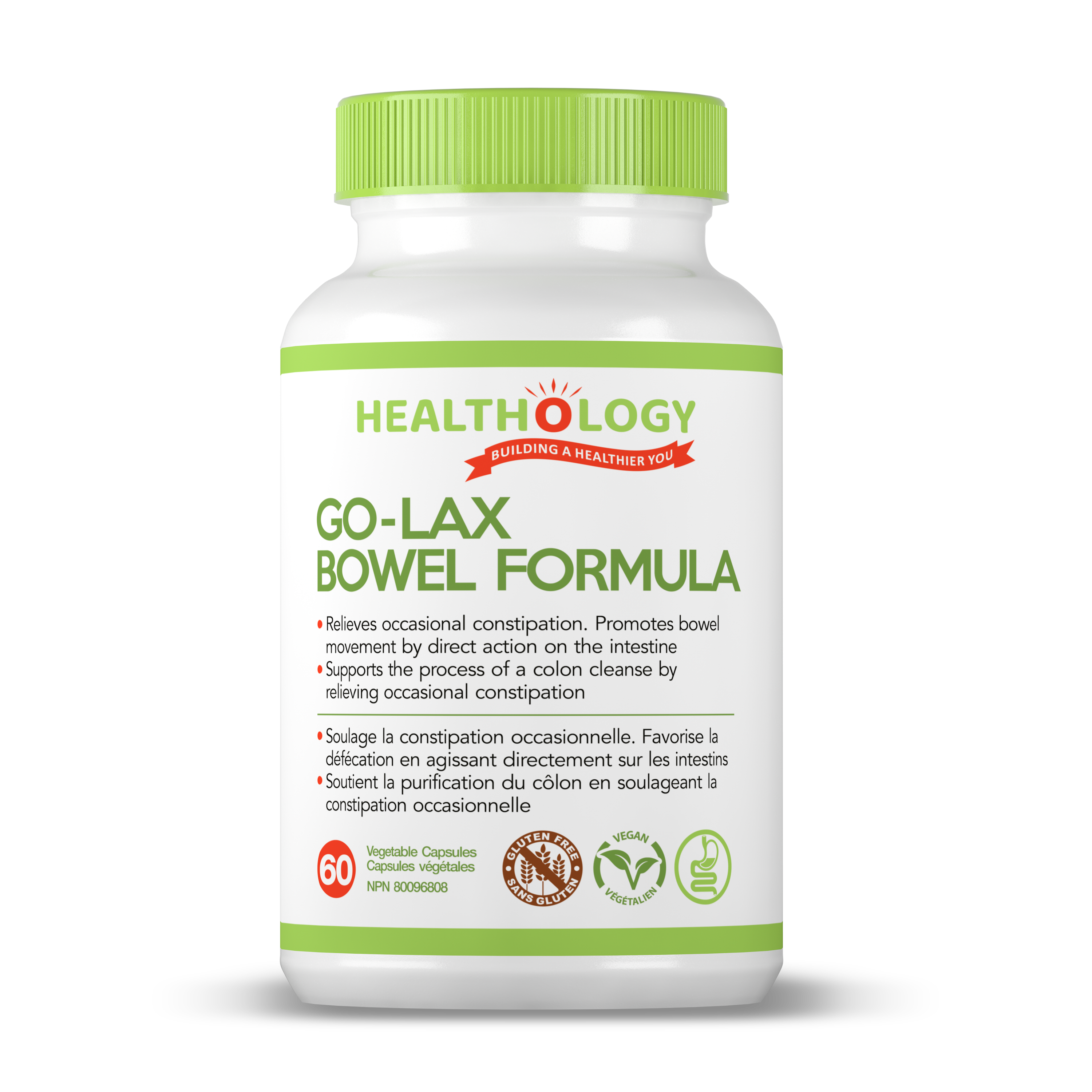 Go-Lax | Healthology™ | 60 or 120 Vegetable Capsules