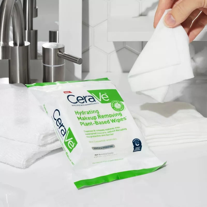 Hydrating Makeup Removing | CeraVe® | 25 Wipes