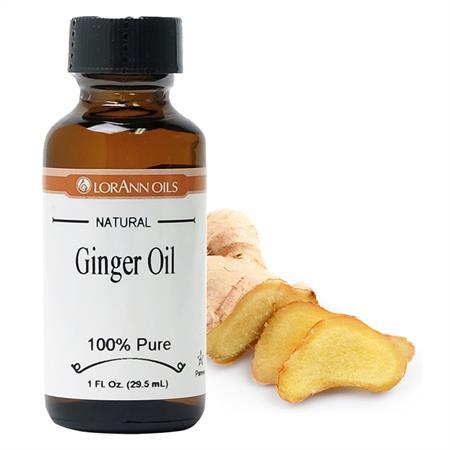 Ginger Oil Flavoring - Food Grade Essential Oils - Aromatherapy - 1 oz., 16 oz. - Ships Free Within Canada on Orders Above CAD $199