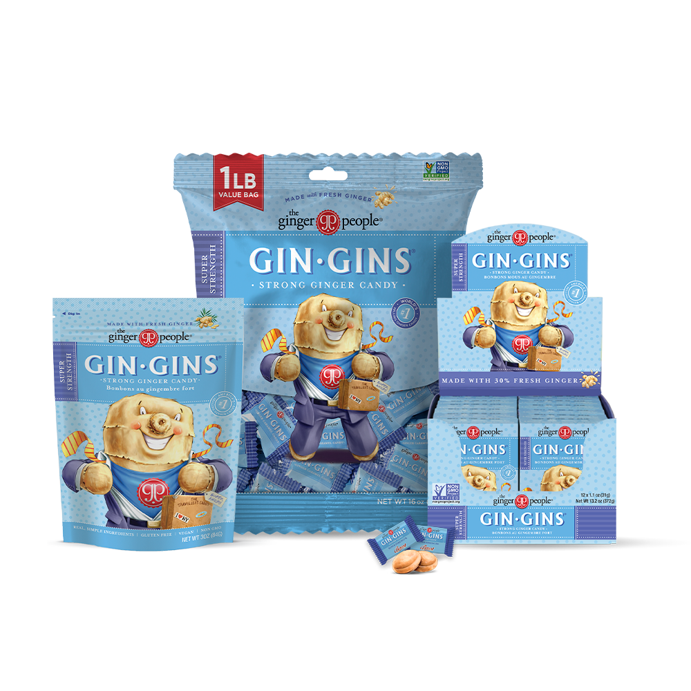 Gin Gins® Chewy Ginger Candy | The Ginger People | Different Flavor