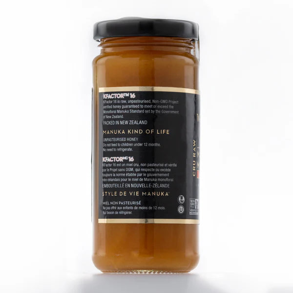 Raw Monofloral Manuka Honey | Wedderspoon® GOLD | 325g/11.5oz