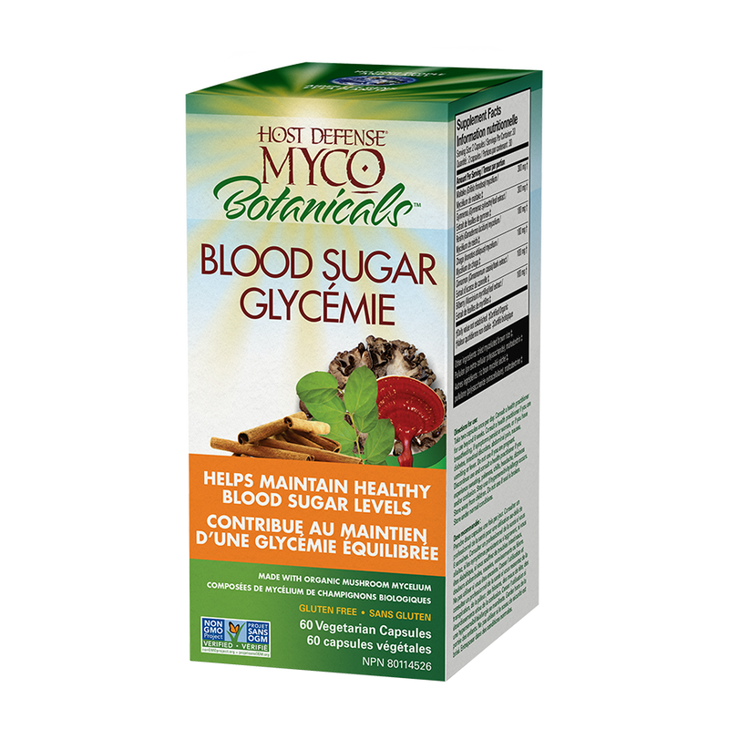 MycoBotanicals® Blood Sugar Capsules  | Host Defense® Mushrooms™ | 60 Capsules