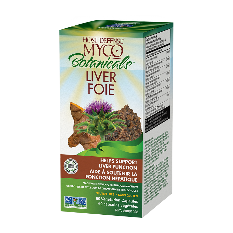 MycoBotanicals® Liver Capsules  | Host Defense® Mushrooms™ | 60 Capsules