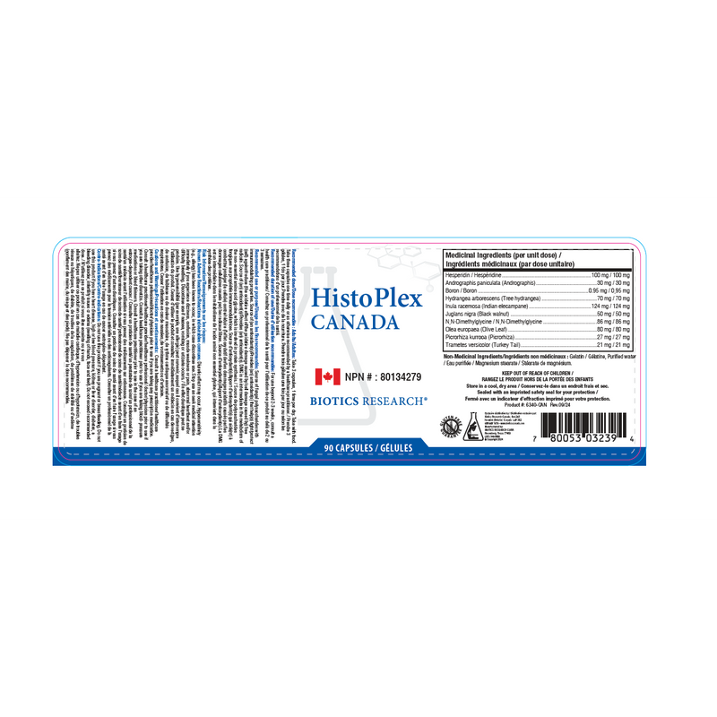 HistoPlex® | Biotics Research® | 90 Capsules