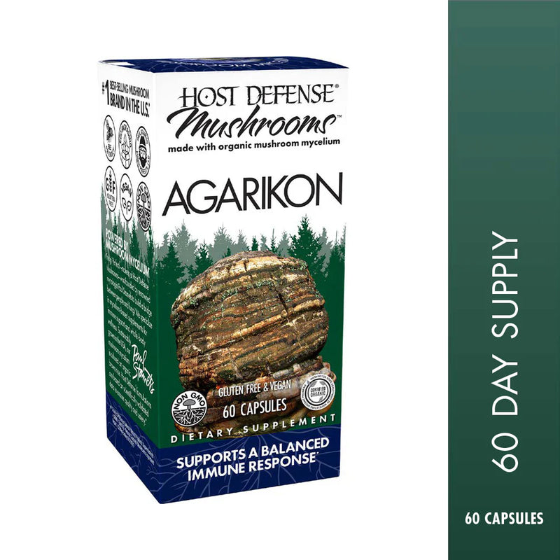 Agarikon | Host Defense® Mushrooms™ | 60 Capsules