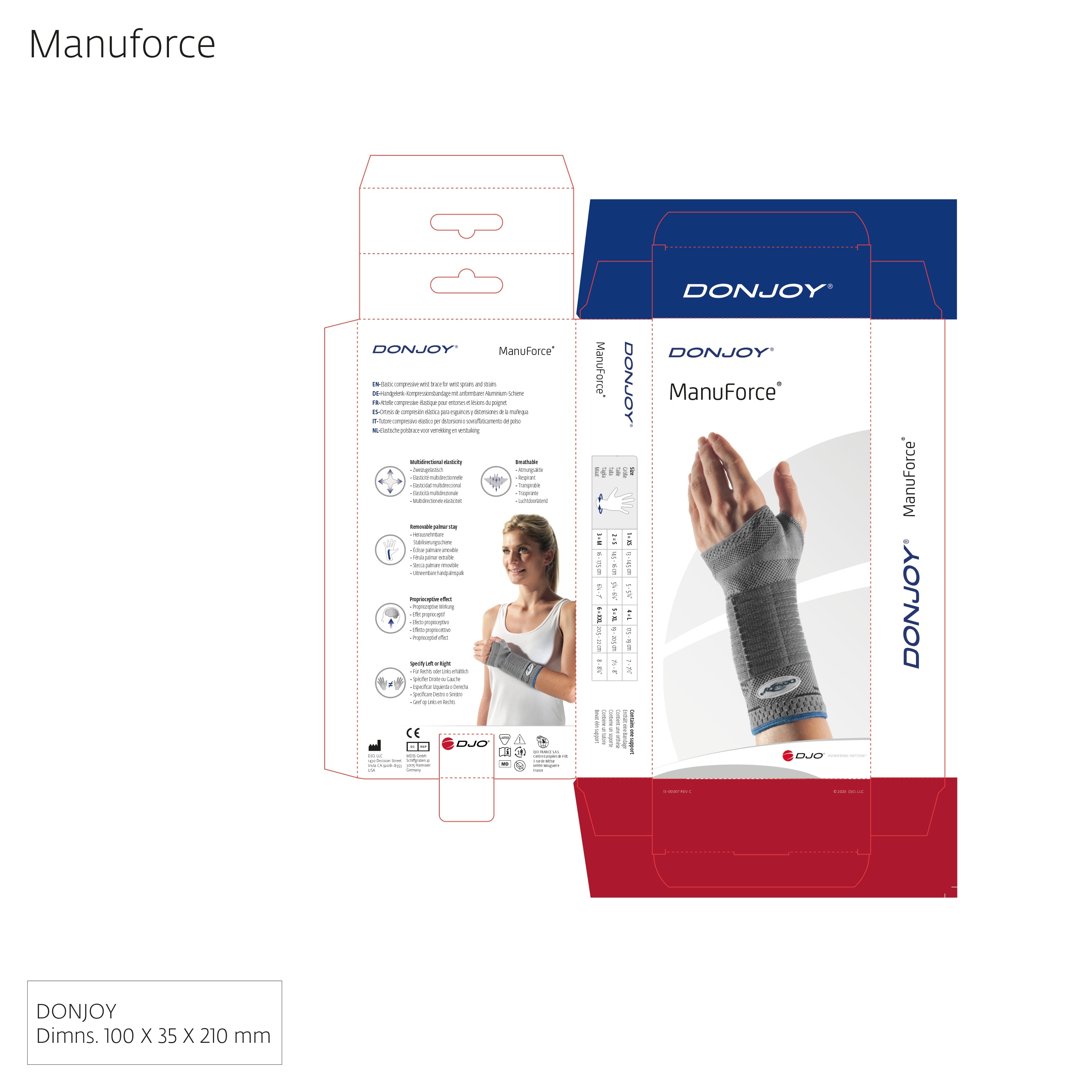 ManuForce™ Wrist | DonJoy® | Various Size