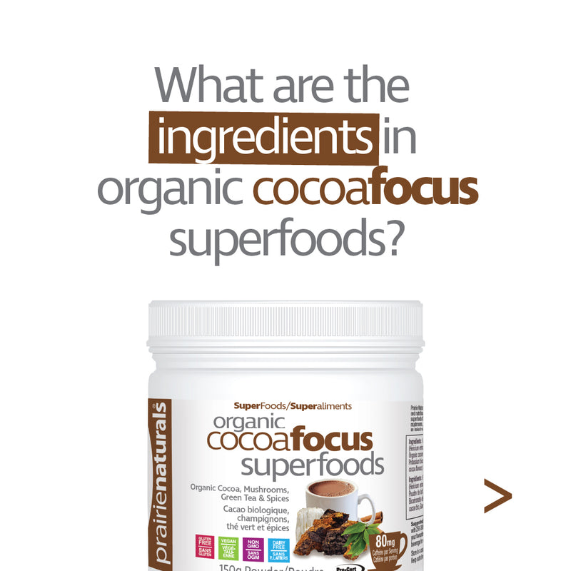 Organic CocoaFocus Superfoods  | Prairie Naturals®  | 150 gr