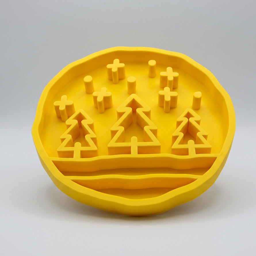 Slow Feeder Bowl for Dogs & Cats | Cedar Night Design