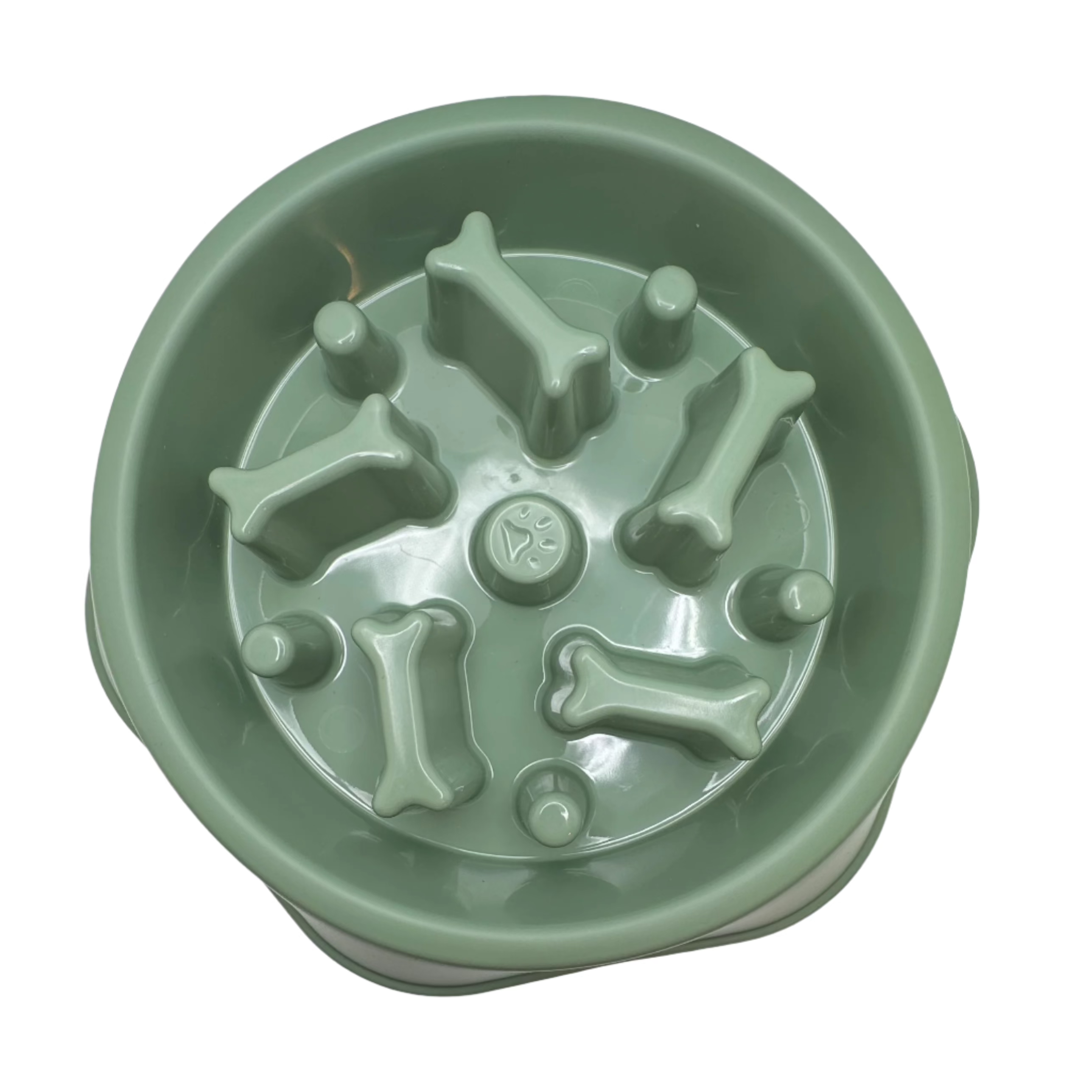 Slow Feeder Dog Bowl – Bone-Shaped for Healthy Eating