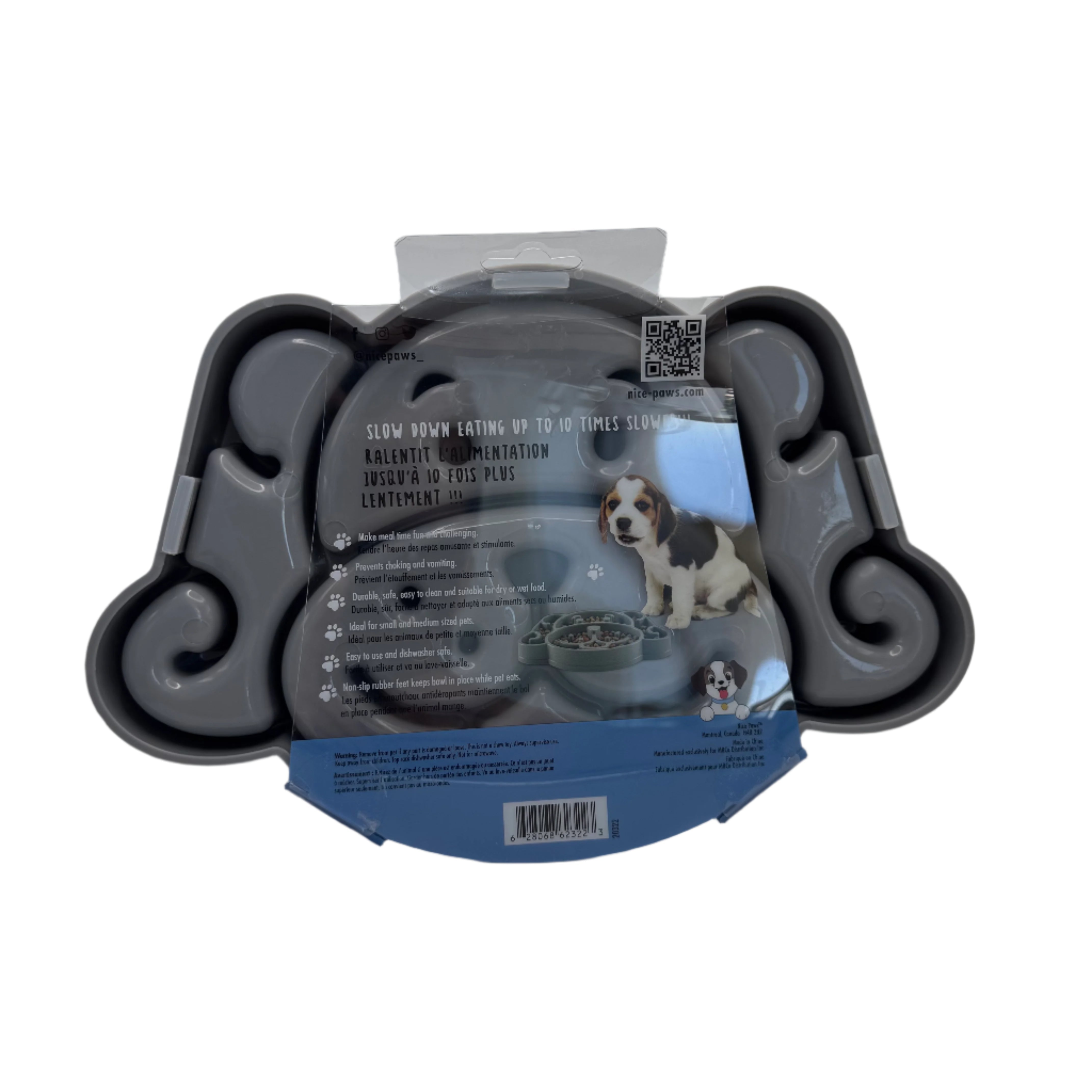 Dog Slow Feeder Bowl – Puppy Shape for Healthy Digestion