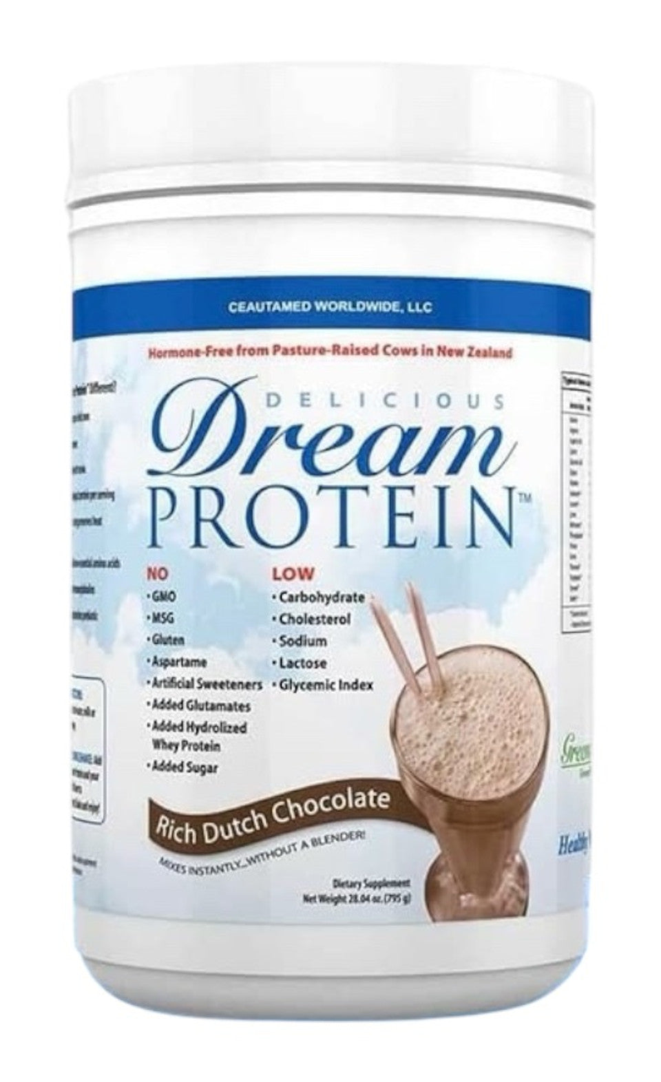 Dream Protein (Whey) by CEAUTAMED® – Grass-Fed Whey for Muscle, Recovery & Wellness | 720 g
