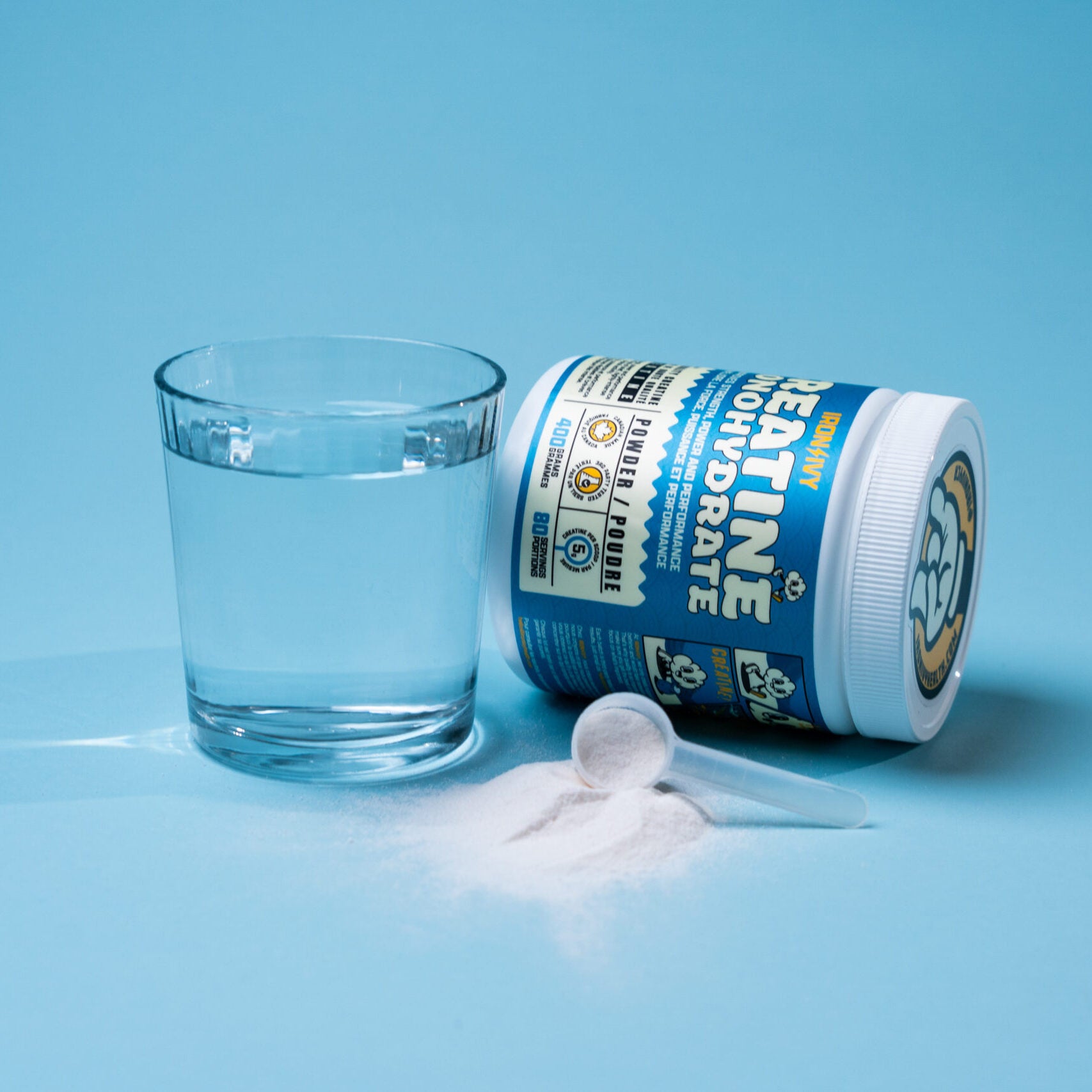 Creatine Monohydrate Powder |  Iron Ivy®  | 400g / 80 servings