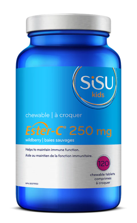 Kids Ester C® 250 mg | SISU | 120 Chewable Tablets