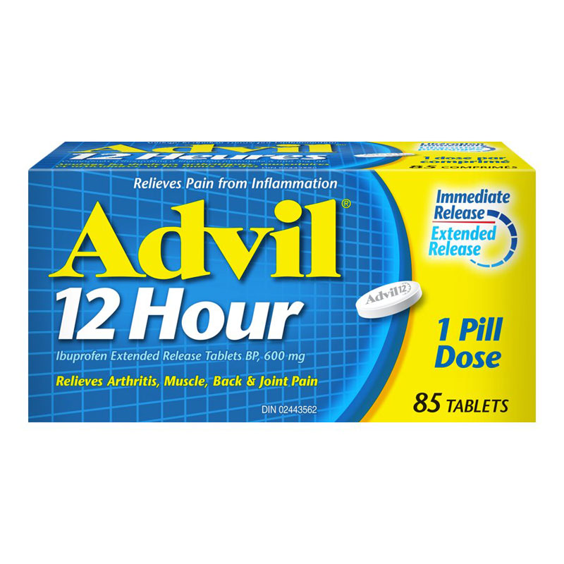 12 Hour Tablets  | Advil® | Different Sizes