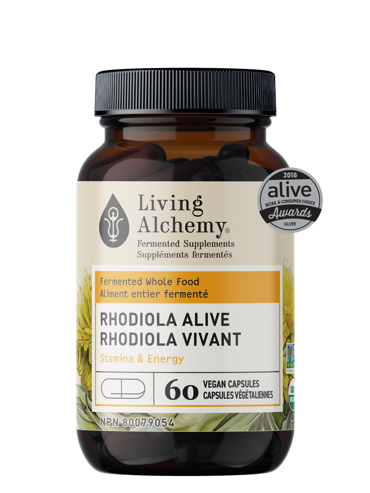 Rhodiola Alive | Living Alchemy | 60 Vegan Capsules