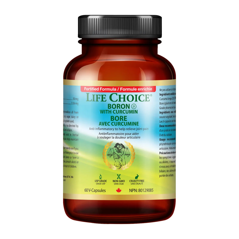 Boron with Curcumin | Life Choice® | 60 Vegetarian Capsules