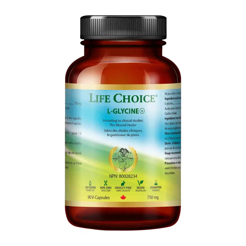 L-Glycine 750 Mg | Life Choice® | 90 Vegeterian Capsules