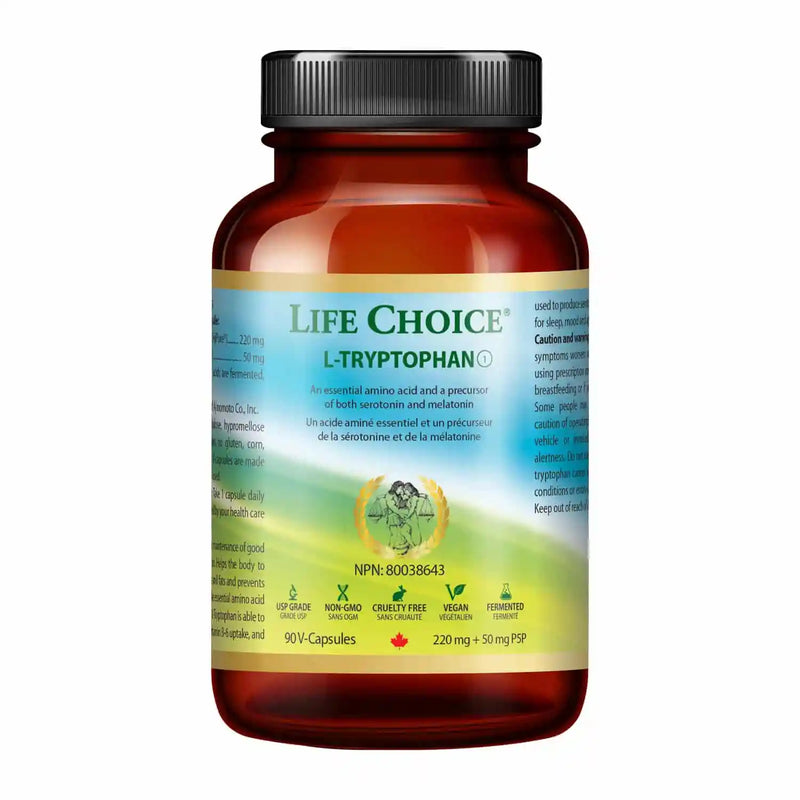 L-Tryptophan 220+50 mg B-6 | Life Choice® | 60 Vegeterian Capsules