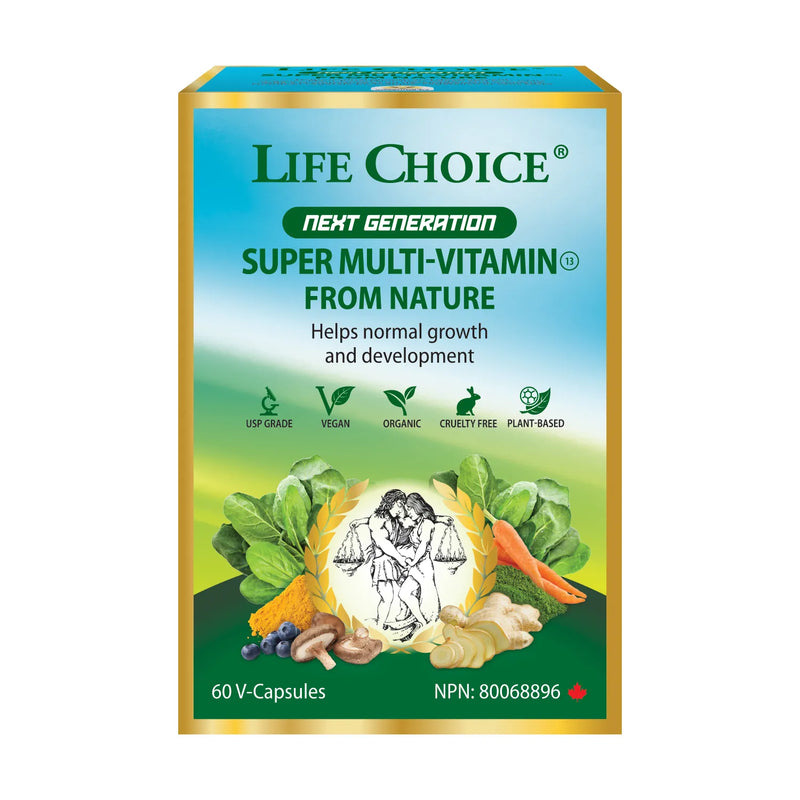 Super Multi-Vitamin From Nature | Life Choice® | 60 Vegetarian Capsules