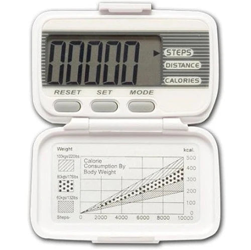 Digital Pedometer Model XL15 by LifeSource® – Step, Distance & Calorie Tracker | Medical Device