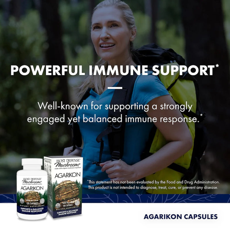 Agarikon | Host Defense® Mushrooms™ | 60 Capsules