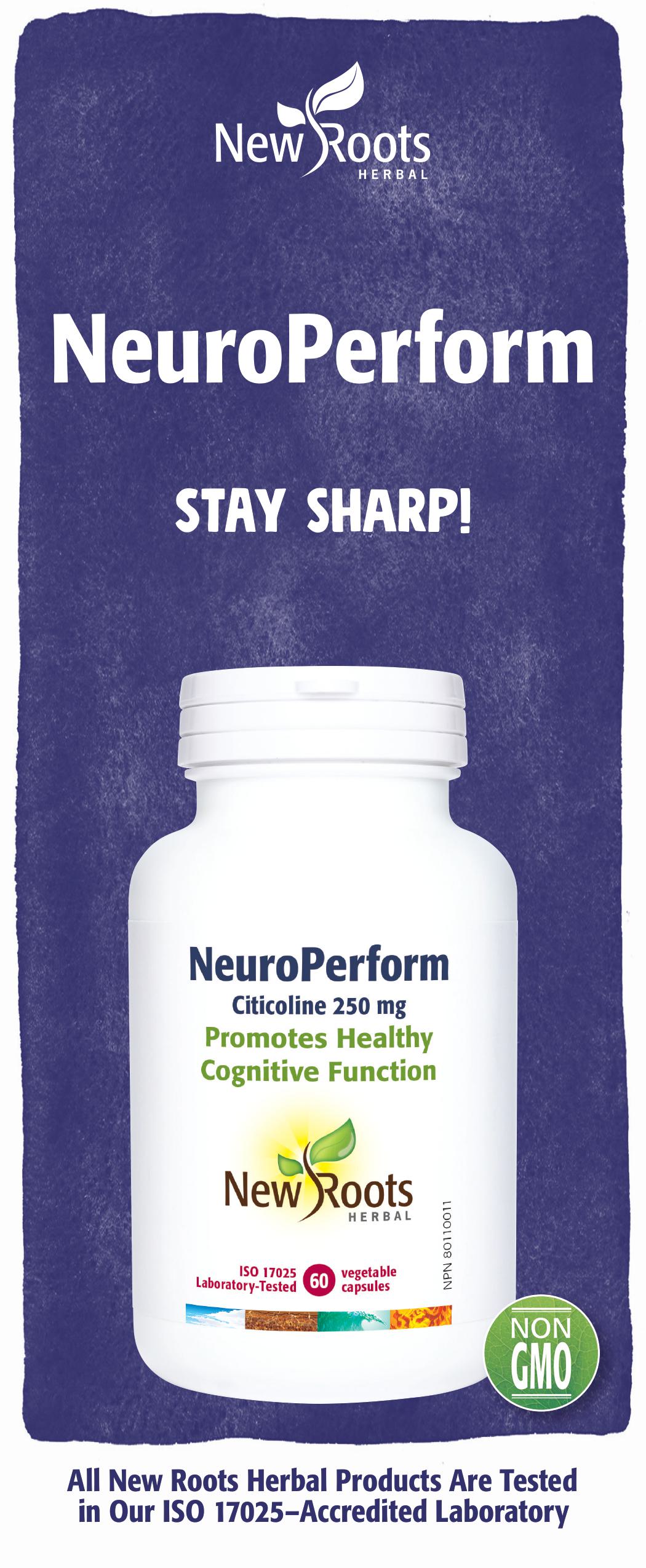 NeuroPerform | New Roots HERBAL® | 60 Veg Capsules