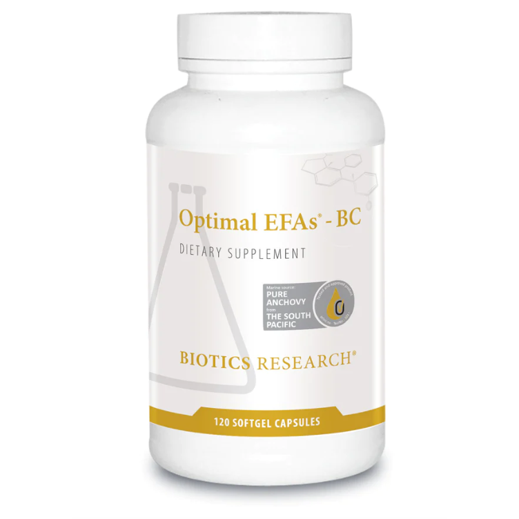 Optimal EFAs® - BC | Biotics Research® | 120 Capsules