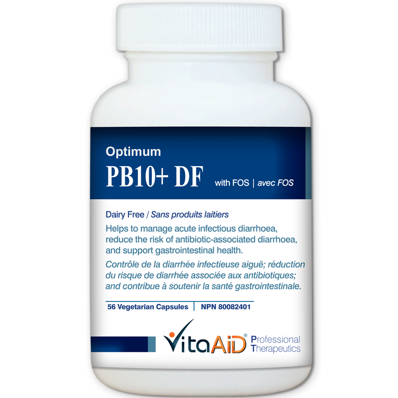 Optimum-PB10+ DF (with FOS) | Vita Aid® | 56 Capsules