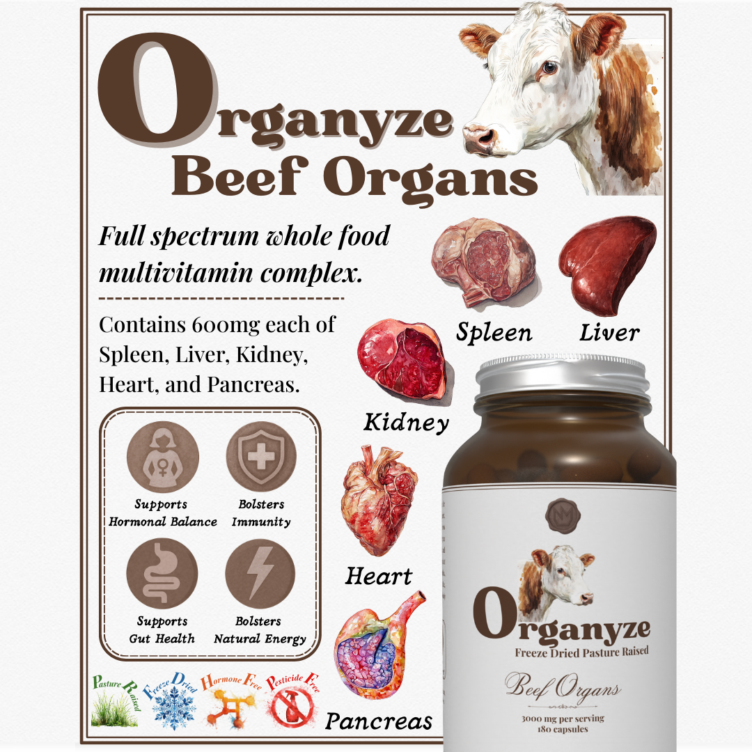 Organyze (Beef Organs) Bundle of 3