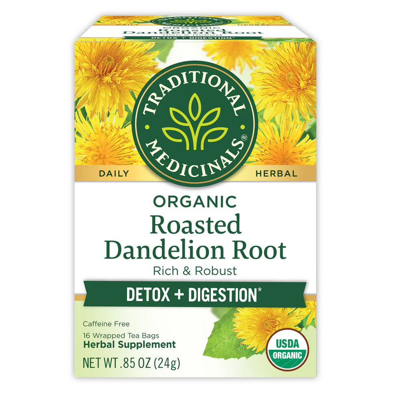 Roasted Dandelion Root Tea | Traditional Medicinals® | 16 Tea Bags