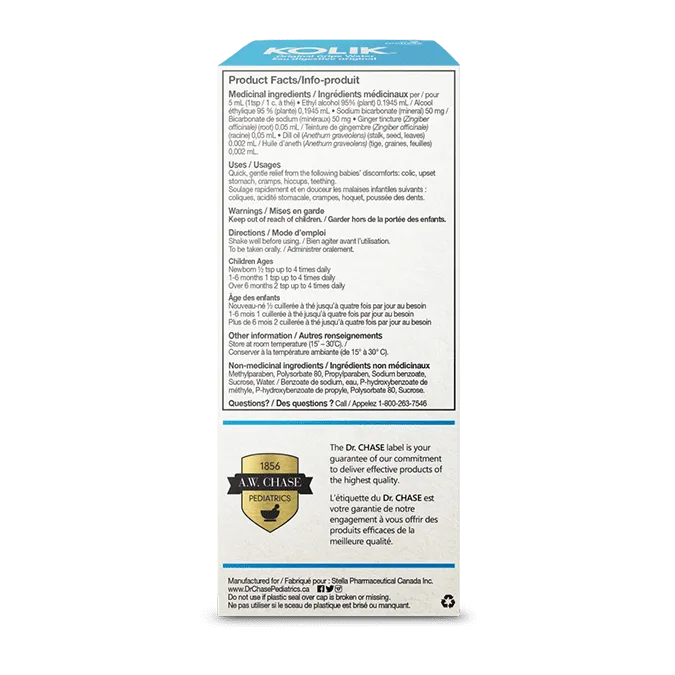 KOLIK® Original Gripe Water | Dr. Chase Pediatrics | 150 mL