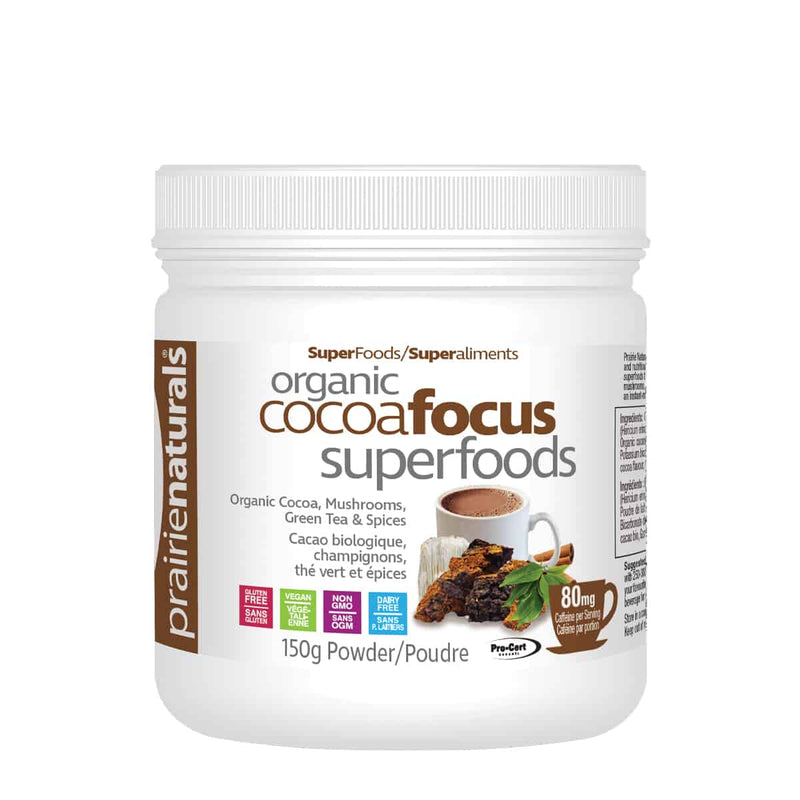 Organic CocoaFocus Superfoods  | Prairie Naturals®  | 150 gr