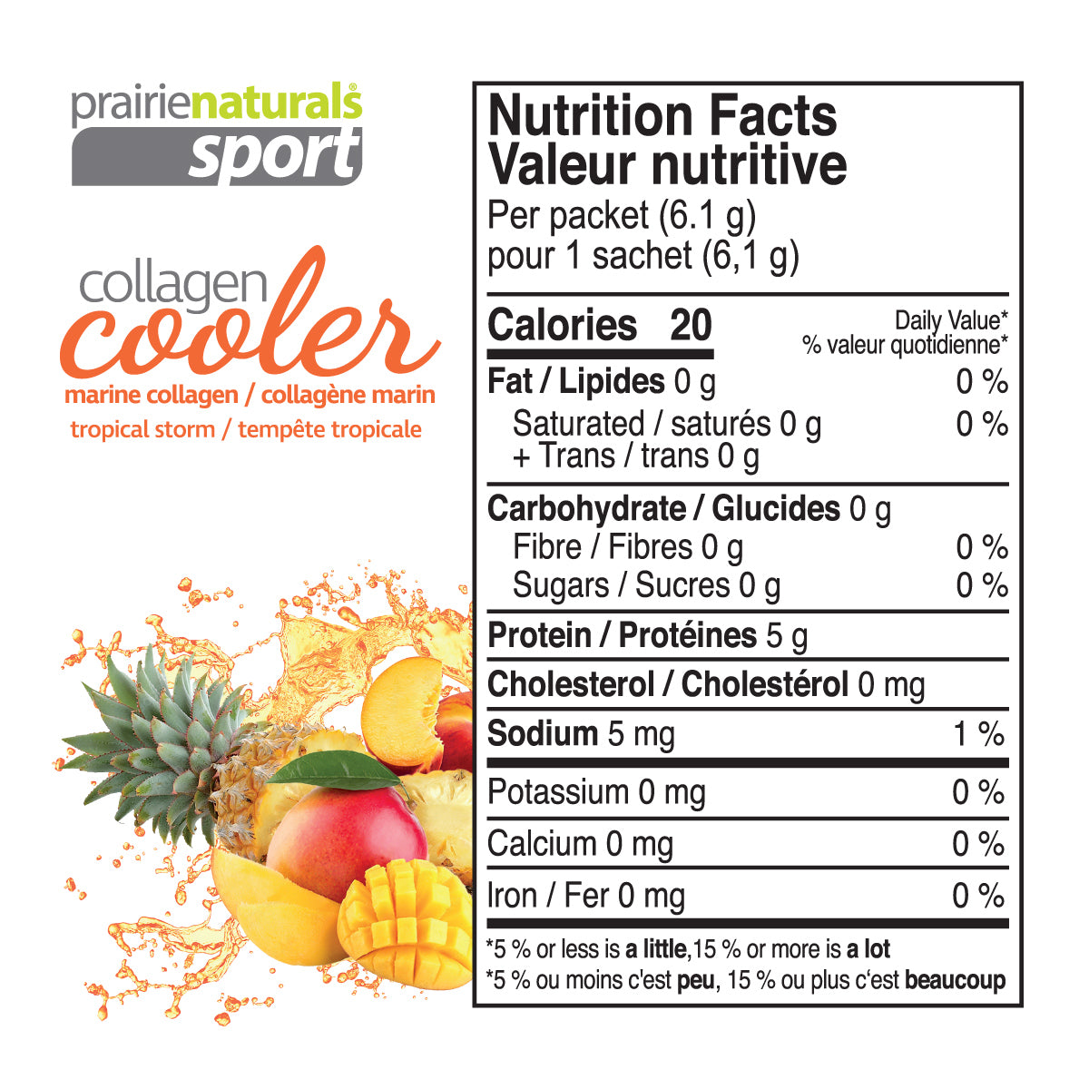 Marine Collagen Cooler | Prairie Naturals® | 6.4g x 15