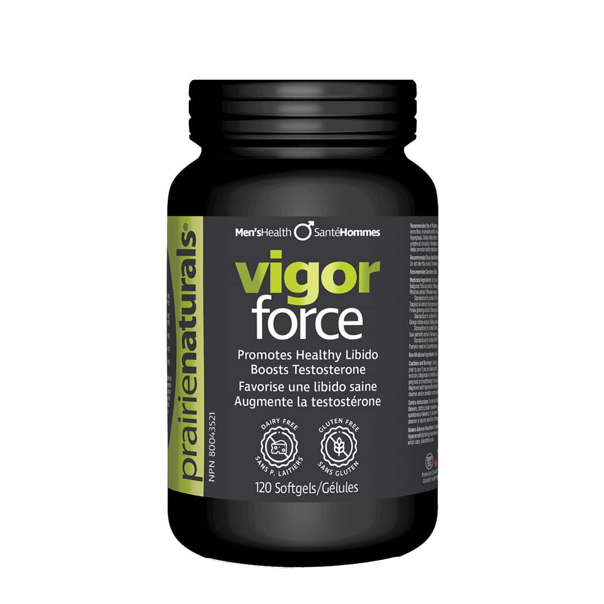 Vigor Force | Prairie Naturals® | 60 or 120 Soft gels