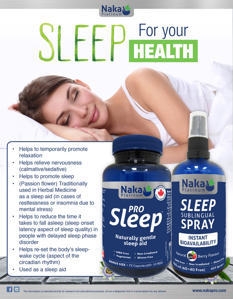 Platinum Sleep Sublingual Spray | Naka Platinum | BONUS Size 60+40 FREE