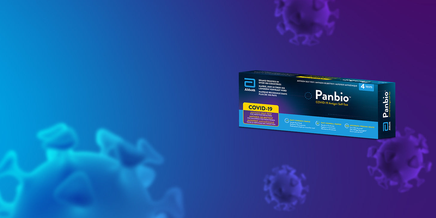Panbio™ COVID-19 Antigen Self-Test by Abbott® – Rapid At-Home COVID-19 Detection | 4 Tests