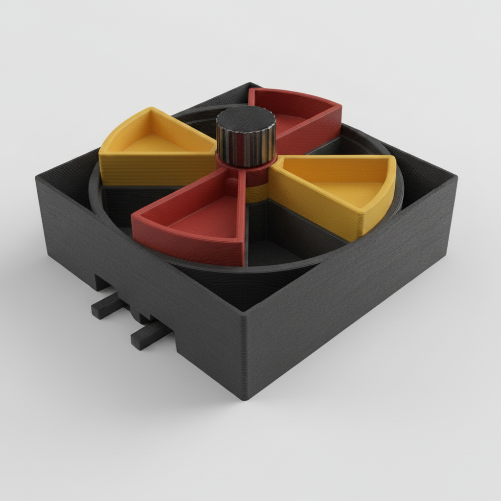 Multi-Layer Puzzle Feeder Module | Interactive Pet Enrichment