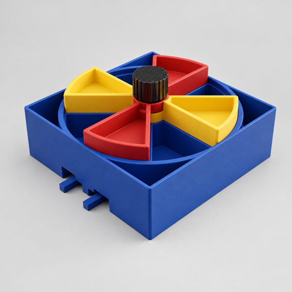 Multi-Layer Puzzle Feeder Module | Interactive Pet Enrichment