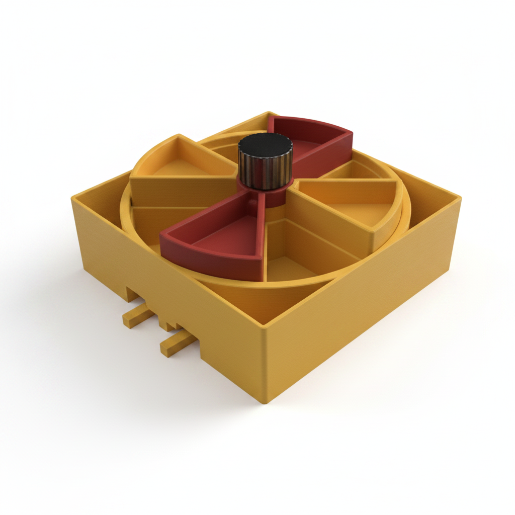 Multi-Layer Puzzle Feeder Module | Interactive Pet Enrichment