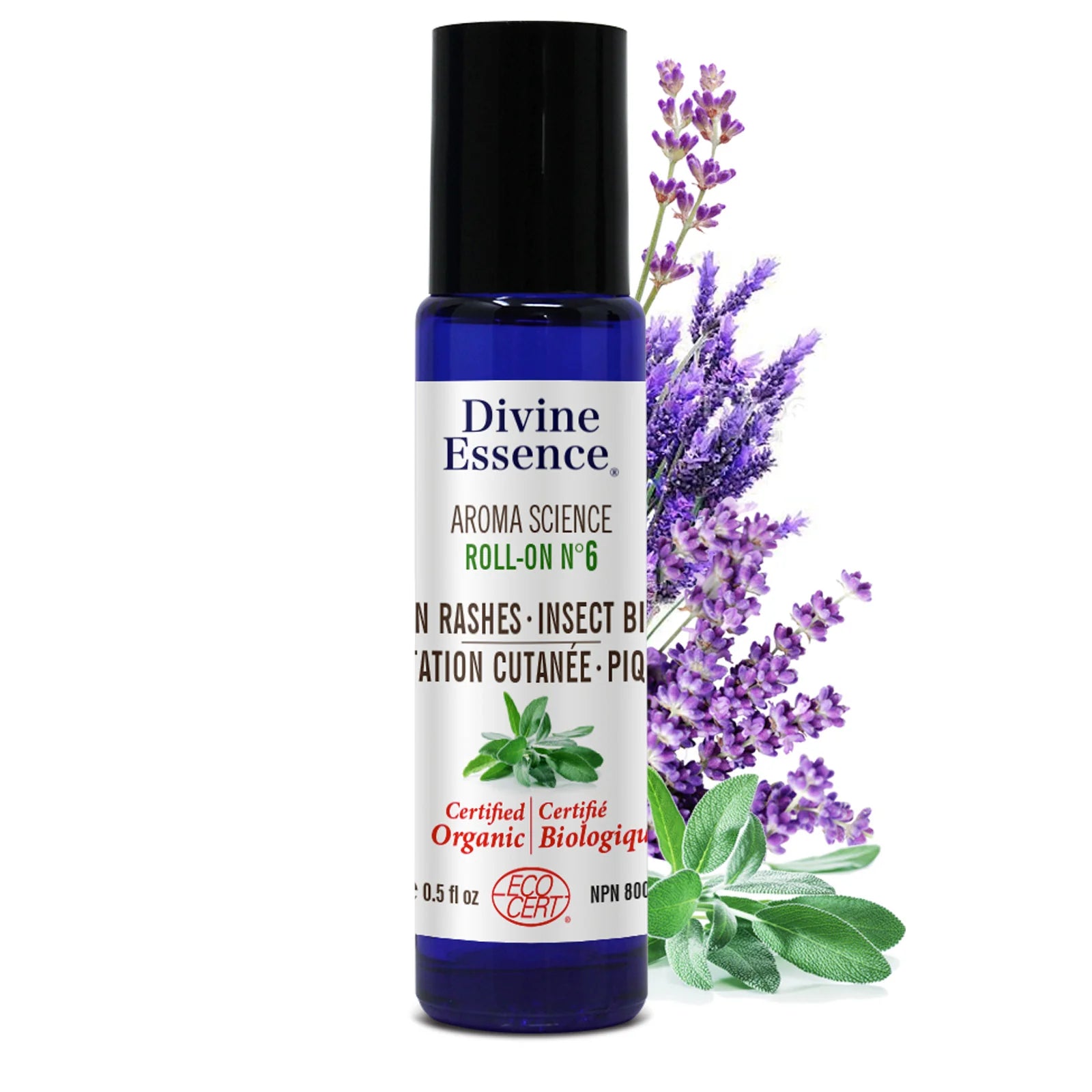 No 6 - Skin rashes - Insect Bites Organic Roll-on | Divine Essence® | 15 mL