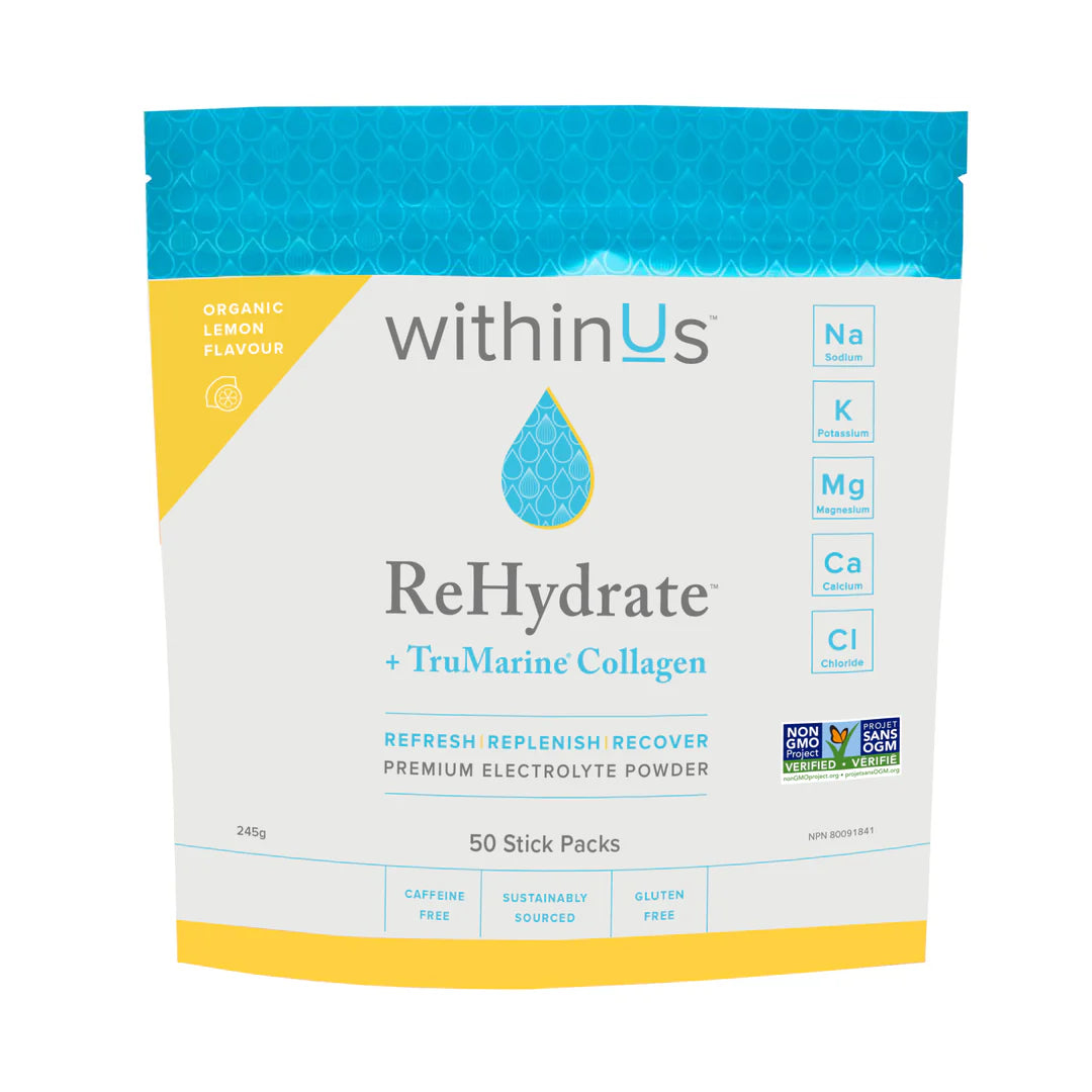 ReHydrate + TruMarine® Collagen Jar | withinUs™ | Different Flavor and Size