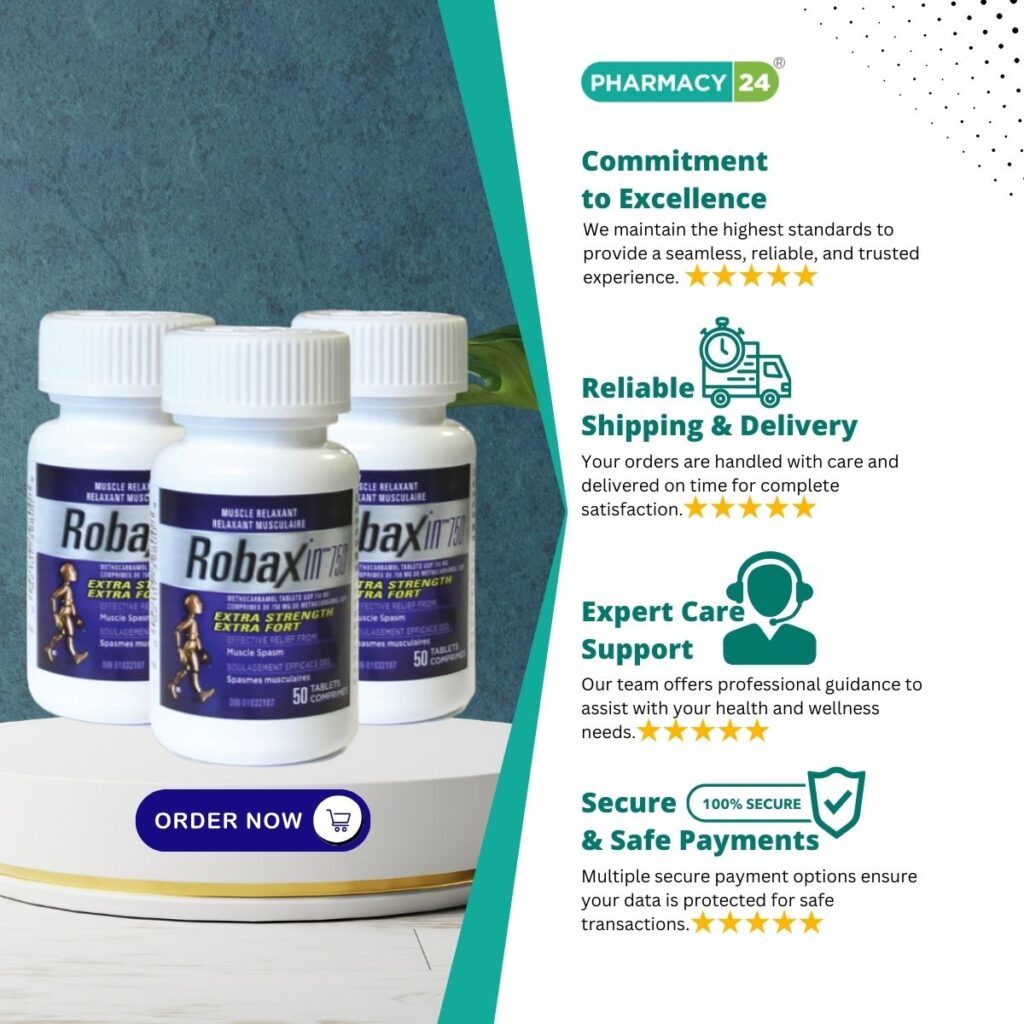 Robaxin 750 mg Extra Strength | Robax | 50 Tablets