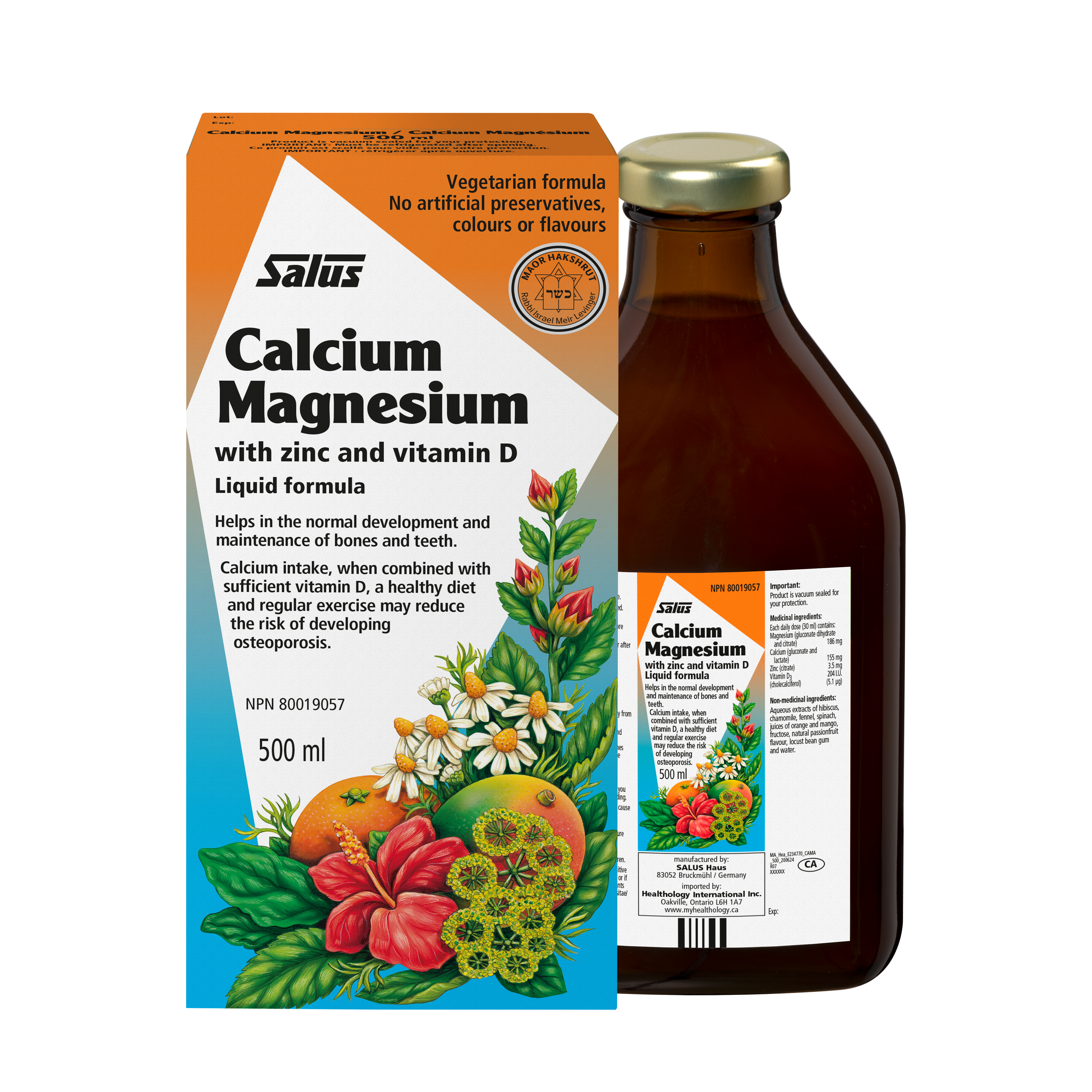 Calcium-Magnesium | Salus | 250 mL or 500 mL